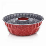 Voltz Forma pentru chec Voltz V51223RE, 26, 5 cm, Acoperire marmura, Rosu (V51223RE)