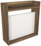 ASIR GROUP Íróasztal Laptop - White, Walnut