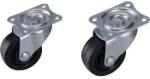 EXTOL forgógörgők keménygumiból, 2 darabos készlet, 40 mm átmérő 956011 (956011)