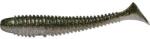 Rapture Ribbed Swing Shad 7 cm smoke Green 12db Plasztik Csali