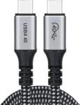Choetech XCC-1040 Type-C-Type-C Kábel 240W 8K 60Hz 1.2 m-Fekete (6932112106254) (6932112106254)