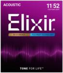 ELIXIR - 80/20 Bronze PolyWeb 011 - 052 Custom Light Akusztikus gitárhúr