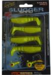 Rapture Slugger Shad Set 55 Neon Yellow 4+2db/csg, Műcsali szett