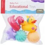 Manyuk Toys Set de jucării pentru baie rață - 5 buc. , diverse tipuri - în limba maghiară (SG 2272)