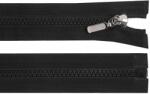 Fashion Műanyag fogú bontható cipzár, 5, 7mm, 80cm hosszú, 590493, fekete