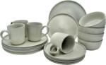 Excellent Houseware 16 Darabos Jersey Kerámia Étkészlet, Szürke Színben (K-Q91000100)