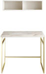 ASIR GROUP Íróasztal Gama - White, Gold