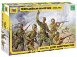 Zvezda Фигурки за военни игри 8077 - Съветска пехота Втората световна война (1: 72)