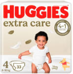 Huggies Extra Care pelenka 4, 8-16 kg, 33 db