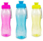 Family Collection Sport kulacs - Műanyag, Átlátszó - 750 ml - 3 Színben