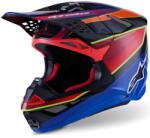 Alpinestars Supertech S-M10 Era motokrossz bukósisak kék-piros-fluo sárga