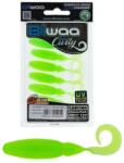 Biwaa TailGunR Curly 2, 5" 6, 3 cm Limetreuse 202 Gumihal 8 db/csg