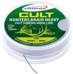 Climax Cult Carp Huntersbraid Heavy Sinking Hooklink 20m 20lb Weed Green pontyozó fonott előkezsinór