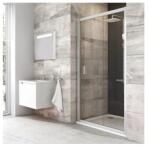 RAVAK Blix BLDP2 zuhanyajtó 110x190 cm jobbos szatén, transparent (RAV-0PVD0U00Z1)