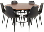  Étkezőgarnitúra Dallas 309 (Fekete)