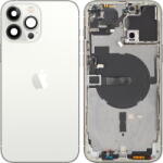 Apple Piese si componente Capac Baterie Apple iPhone 13 Pro Max, Cu Carcasa Mijloc, Argintiu, Swap (cap/ai1/cu/ar/sw)