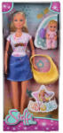 Simba Toys babahordozóval 79571