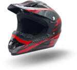 XTR Casca motocross atv copii XTR 125, culoare negru rosu, marime YS, 51-52cm (XTR125-973) - mxenduro