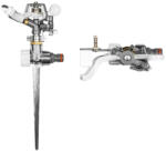 Bradas szektoros leszúrható fém öntözőfej (WL-Z30)