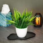  Műnövény dekoráció - műfű - zöld - 20 x 8 cm (11898)