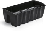 Prosperplast virágláda korlátra CROWN antracit 58 cm (DCRO600-S433) - platinashop