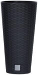 Prosperplast Rato Tubus virágcserép antracit 30 cm-es betéttel (DRTUS300-S433) - platinashop