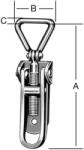 Vormann 11203000 rozsdamentes békazár 125x33mm (11203000)