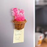  Műnövény dekoráció - mágneses - többféle - 7 x 4, 7 x 4, 7 cm (11913)