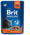  Brit Premium Cat Salmon Slices for Sterilised 100g alutasakos
