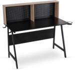 Klubfotel Gamer íróasztal ICE, fekete/dió sonoma