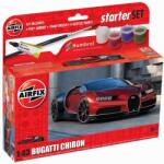 Airfix Bugatti Chiron 1: 43 makett készlet festékkel, ragasztóval (A55005) (A55005)