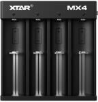 XTAR MX4 1, 2V/1, 5V/3, 2V/3, 6V/3, 7V Ni-Mh/Li-ion/LFP akkumulátor töltő (Xtar-MX4)
