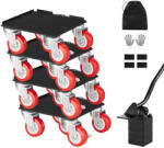 VEVOR Bútorszállító kocsi görgős szállító 5 kerékkel 175x160x70mm