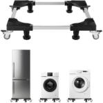 VEVOR Állítható mosógép- és hűtőszekrény-állvány 500 kg teherbírású bútorszállító kocsi 91x91x11 cm