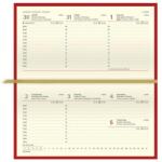 Toptimer Zsebnaptár TOPTIMER Classic C030 fekvő sárga lapos zöld 2026 (C030C-006) - robbitairodaszer