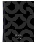 Planall Határidőnapló PLANALL Mini A/6 heti keményfedelű aranyozott Black 2026 (21563) - robbitairodaszer