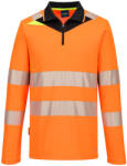 Portwest DX4 Hi-Vis galléros hosszú ujjú póló (DX419OBR6XL)