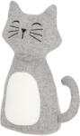 Esschert Design Macskás szövet ajtókitámasztó, szürke, 1, 3 kg (LH338-SZ)