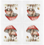 Esschert Design Légyölő galócás 3 rétegű szalvéta, 33 x 33 cm (TP432)