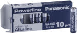 Panasonic Powerline AAA LR03 Mikro Industrial Alkáli Elem x 10 db (PS-PLLR03-P10)