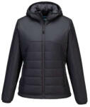 Portwest Női bélelt, kapucnis dzseki - steppelt, meleg és elegáns (S613MGRS)