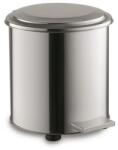  Pedálos tűzálló szemetes, ipari, fém, 50 l, ezüst (UVV11) - fiorex