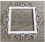  Fa díszítőelem keret - ornamentum - 1 db (Fa díszítőelem) - artmie - 390 Ft