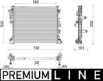 MAHLE Radiator, racire motor MAHLE BEHR *** PREMIUM LINE *** CR 2598 000P (CR 2598 000P)