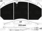 VALEO set placute frana, frana disc VALEO OPTIPACK 882212 (882212)