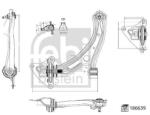 Febi Bilstein Brat, suspensie roata FEBI BILSTEIN 186639 (186639) - automobilus