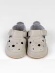 Isara Pantofi barefoot din piele naturala - Erda Grey Play