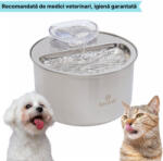  SHAW SHAW Clasic 9, fântână câini, rotundă, inox SHAW Clasic 9, fântână câini și pisici, rotundă, inox, argintiu, XS-M(4l)