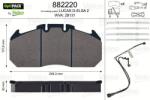 VALEO set placute frana, frana disc VALEO OPTIPACK 882220 (882220)