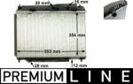 MAHLE Radiator, racire motor MAHLE BEHR *** PREMIUM LINE *** CR 87 000P (CR 87 000P)